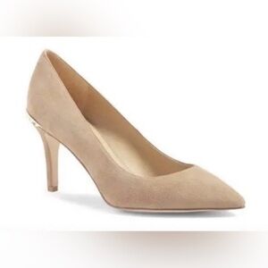 Sam Edelman Tonia Elegant Tan Women's Suede Pumps With Spikes 8.5